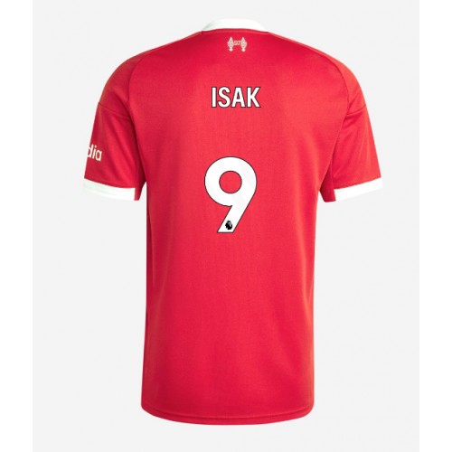 Stroje piłkarskie Liverpool Alexander Isak #9 Koszulka Podstawowej 2025-26 Krótki Rękaw